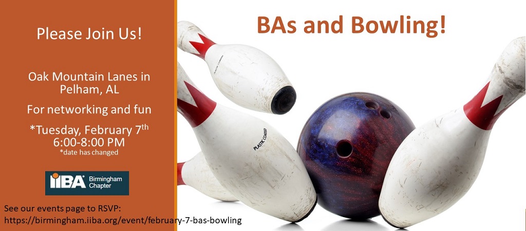 BAs and Bowling Social Event